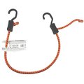 Keeper ZipCord 0 Bungee Cord, 30 in L, Rubber, Hook End 6378